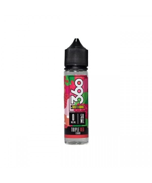 360 Triple Red by Twist E-Liquids 50ML - Short Fill