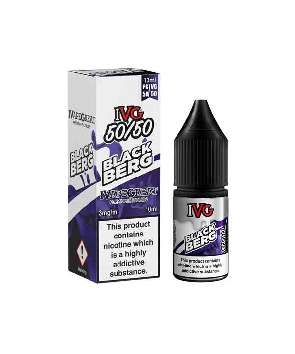 Blackberg 50/50 E-Liquid by IVG 10ml