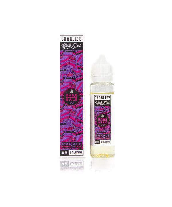 Bake Sale Purple Wedding Cake by Charlie's Chalk D...