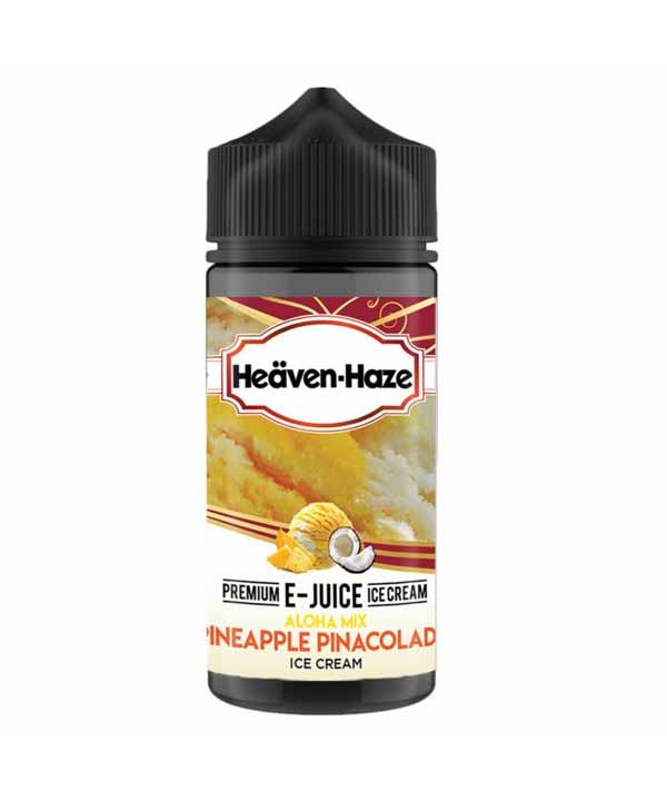 Aloha Mix Pineapple Pinacolada Ice Cream by Heaven Haze Short Fill 100ml