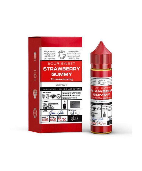 Glas Basix - Strawberry Gummy - Short Fill 50ML