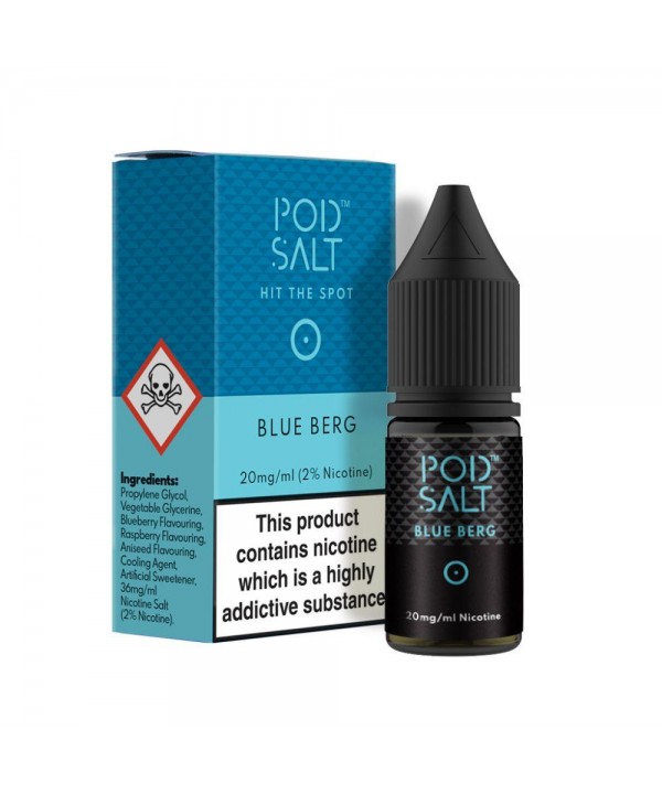 Blue Berg Nicotine Salt E-Liquid by Pod Salt