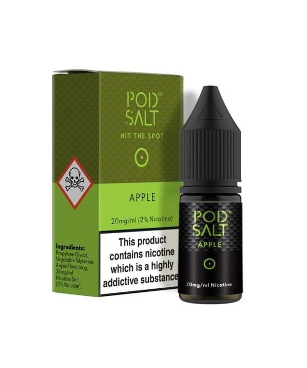 Apple Nicotine Salt E-Liquid by Pod Salt