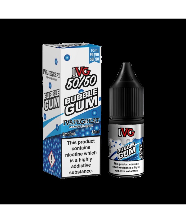 Bubblegum E-Liquid 50/50 by IVG 10ml