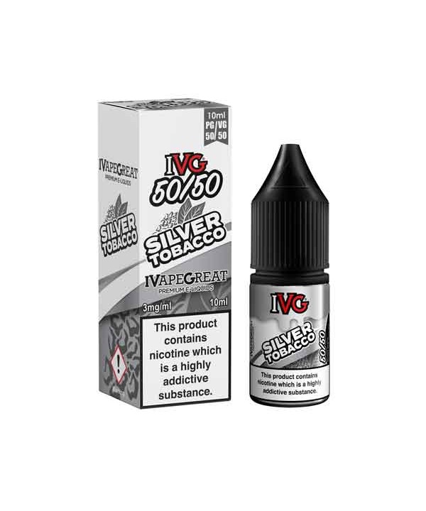 Tobacco Silver 50/50 E-Liquid by IVG 10ml