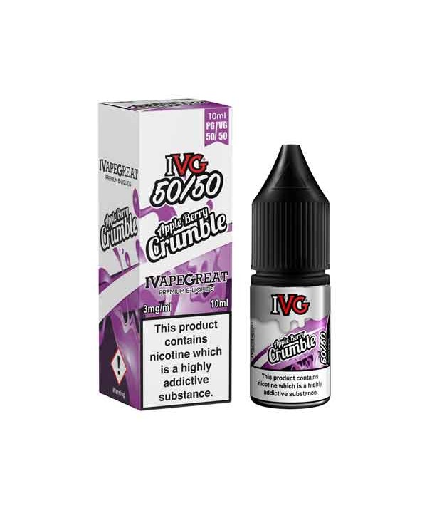 Apple Berry Crumble 50/50 E-Liquid by IVG Dessert 10ml