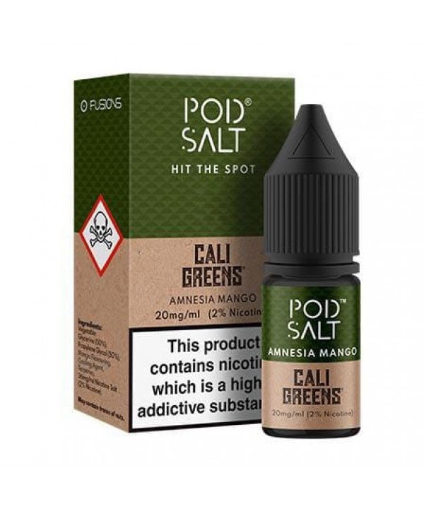 Amnesia Mango Nicotine Salt E-Liquid by Pod Salt