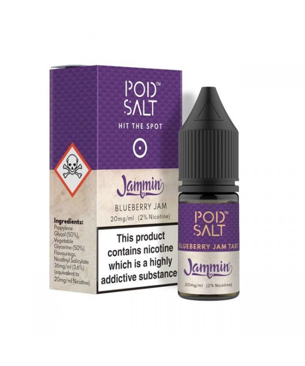 Blueberry Jam Tart Nicotine Salt E-Liquid by Pod S...