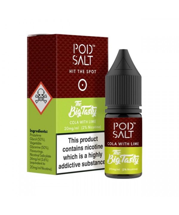 Cola & Lime Nicotine Salt E-Liquid by Pod Salt