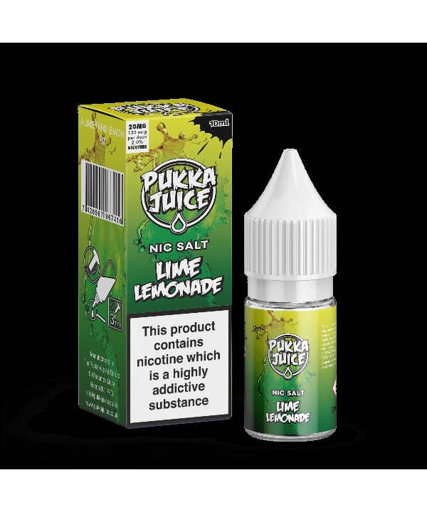 Lime Lemonade Nic Salt by Pukka Juice 10ml