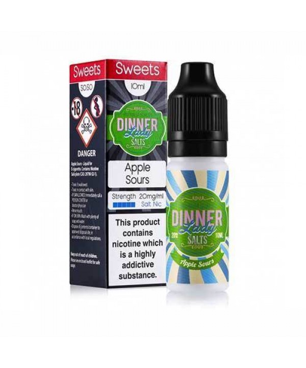 Apple Sours Nic Salt E-Liquid by Dinner Lady