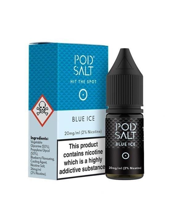 Blue Ice Nicotine Salt E-Liquid by Pod Salt