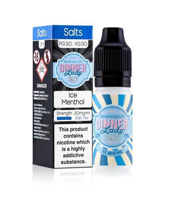 Ice Menthol Nic Salt E-Liquid by Dinner Lady