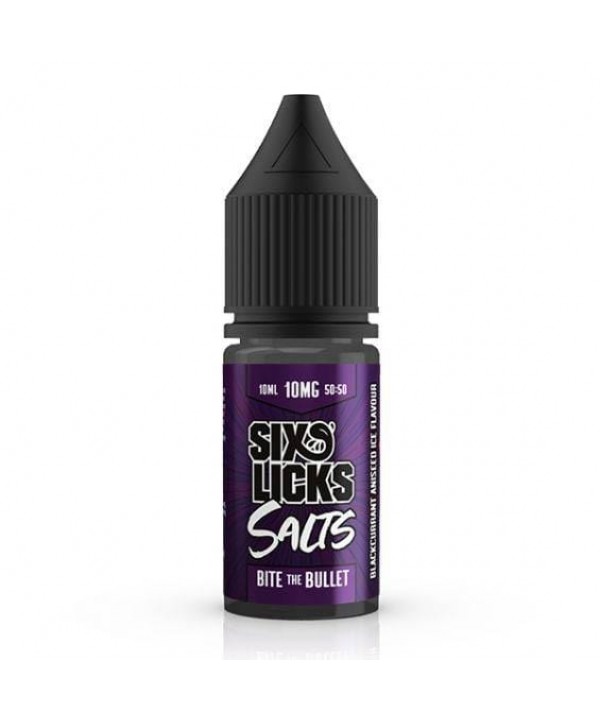 Bite the Bullet by Six Licks Salt Nic E-Liquid 10m...