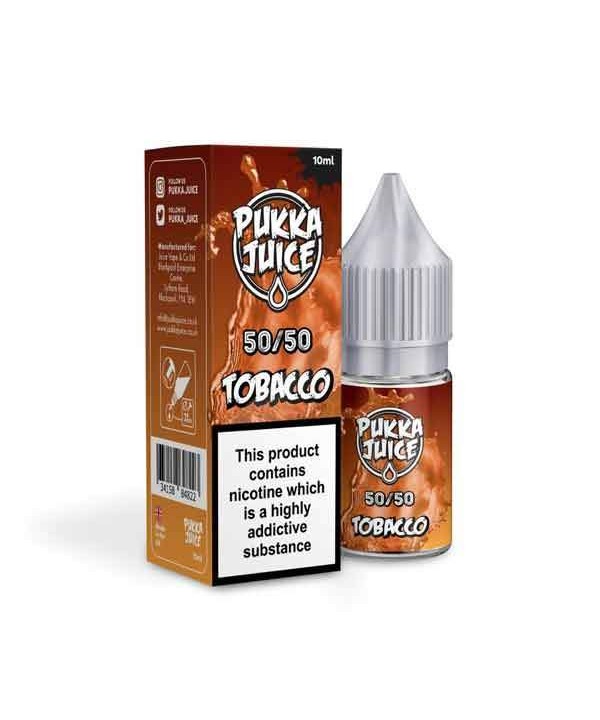 Tobacco by Pukka Juice 50/50 E-Liquid 10ml
