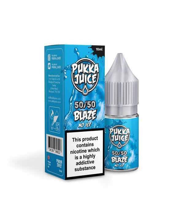 Blaze No Ice by Pukka Juice 50/50 E-Liquid 10ml