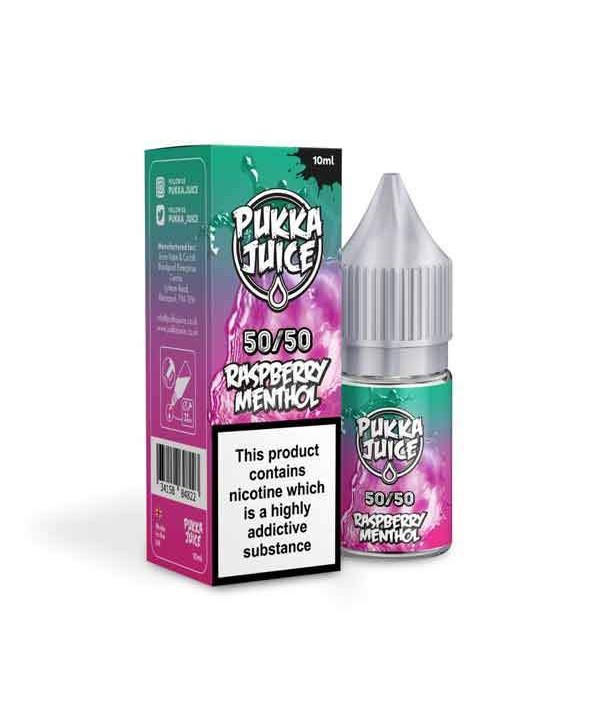 Raspberry Menthol by Pukka Juice 50/50 E-Liquid 10...