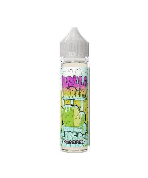 Lollidrip Sour Apple Iced Short Fill 50ml