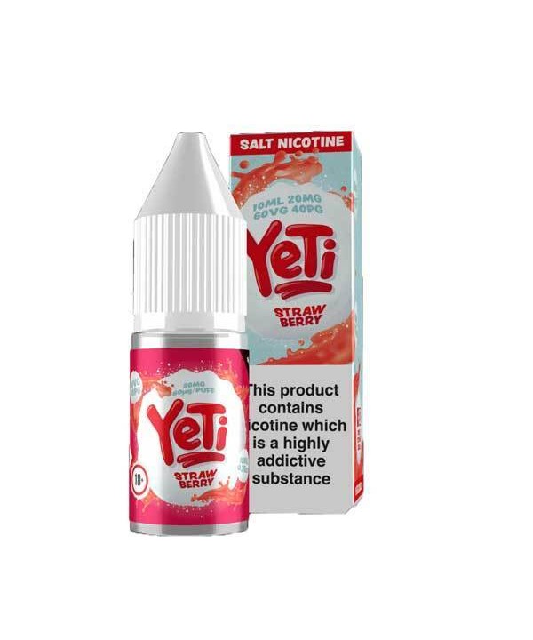 Strawberry by Yeti Salts E-Liquid 10ml