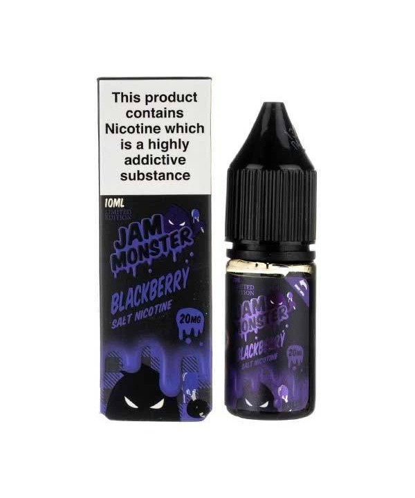 Blackberry Jam by Jam Monster Nic Salt E-Liquid 10...