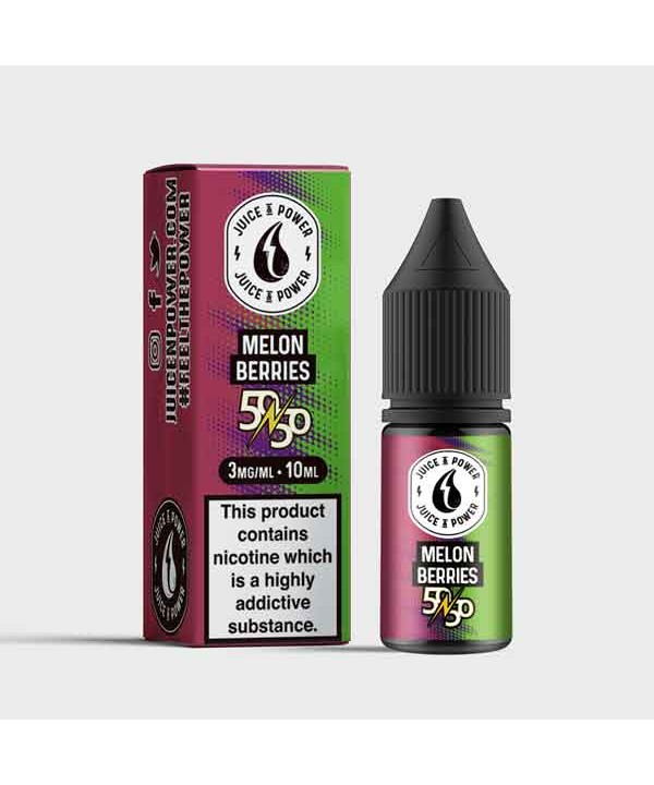 Melon Berries by Juice N Power 50/50 E-Liquid 10ml