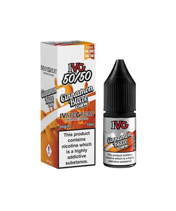 Cinnamon Blaze 50/50 E-Liquid by IVG 10ml