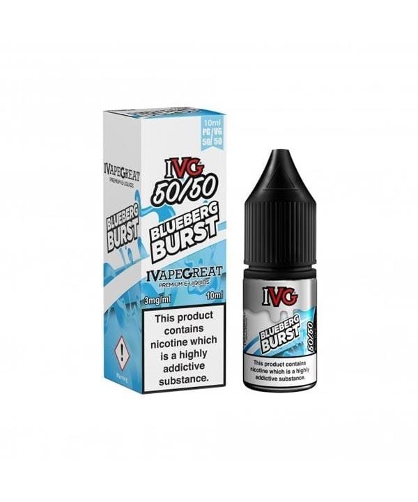 Blueberg Burst Salt E-Liquid By IVG 10ml