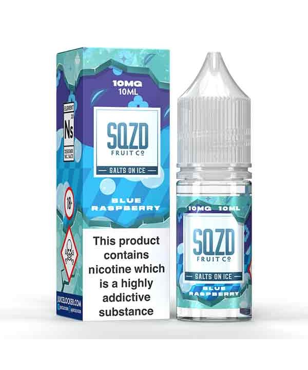 Blue Raspberry on Ice Nic Salt by SQZD