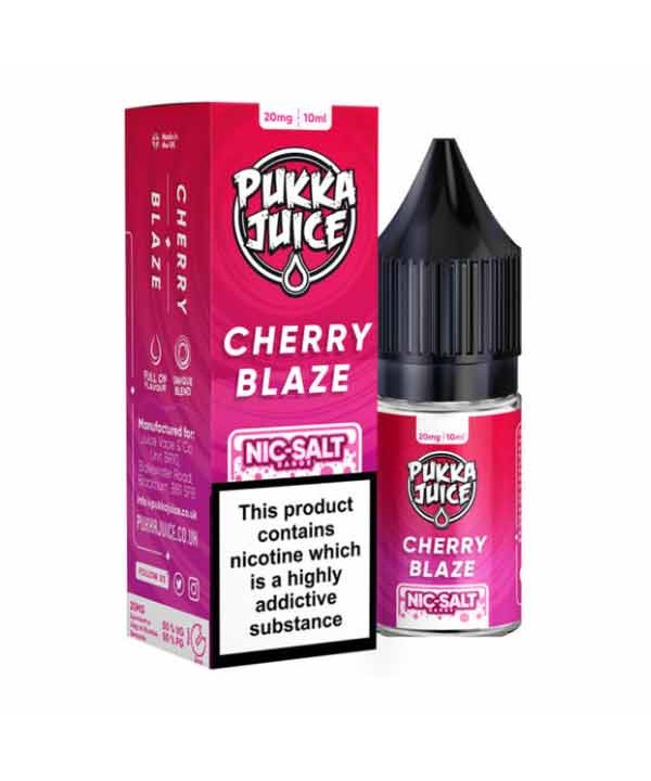 Cherry Blaze Nic Salt by Pukka Juice 10ml