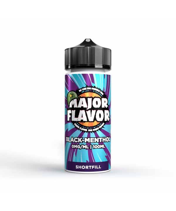 Black-Menthol by Major Flavor Short Fill 100ml