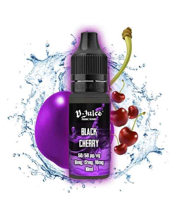 Black Cherry Gourmet   E-Liquid by Vjuice 10ml
