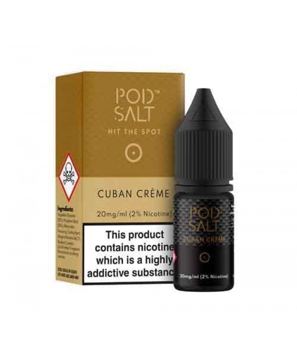 Cuban Creme Nicotine Salt E-Liquid by Pod Salt