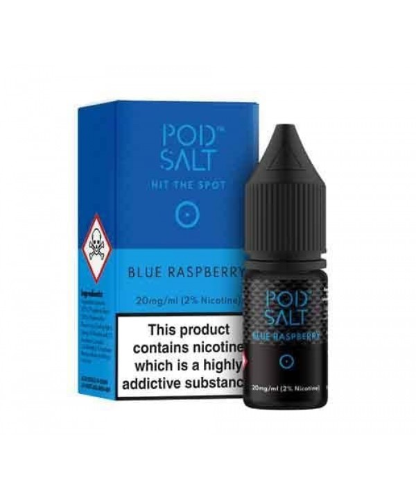 Blue Raspberry Nicotine Salt E-Liquid by Pod Salt