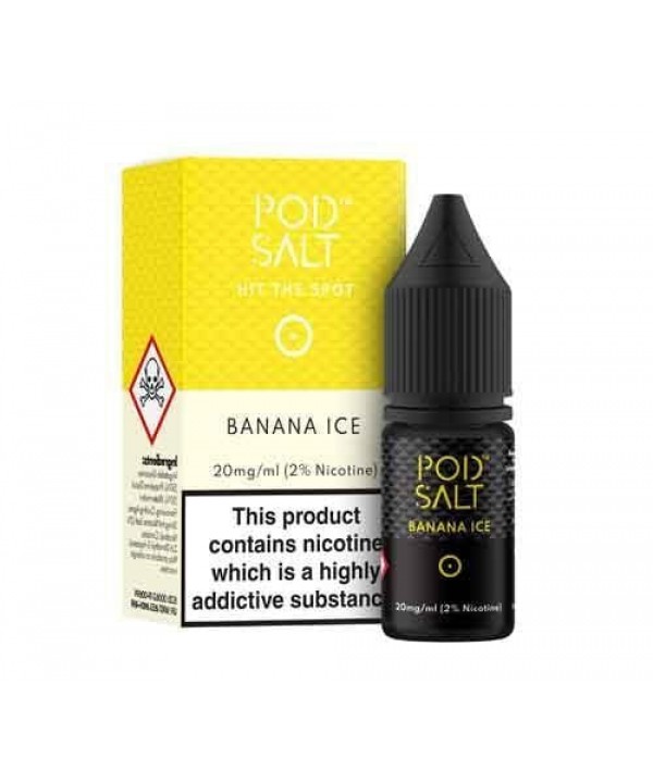 Banana Ice Nicotine Salt E-Liquid by Pod Salt