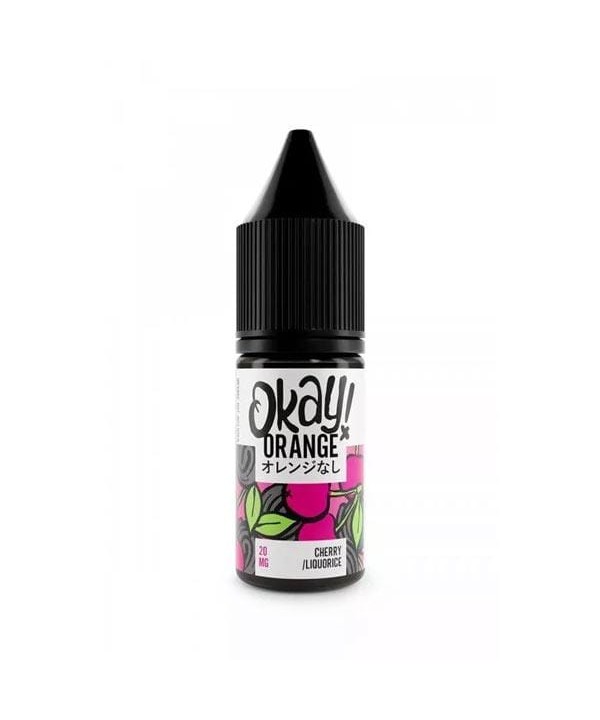 Cherry Liquorice Nic Salt by Okay Orange