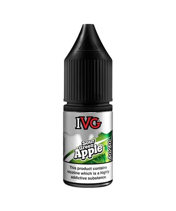 Sour Green Apple 50/50 E-Liquid by IVG 10ml