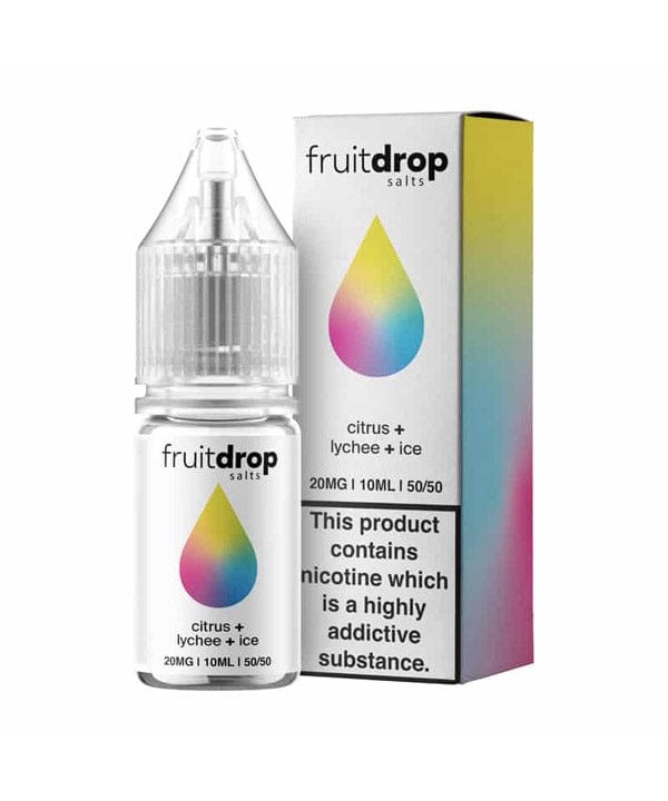 Citrus Lychee Ice Nic Salt by Fruit Drop
