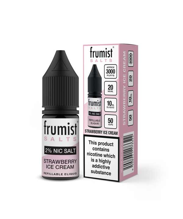 Strawberry Ice Cream Nic Salt by Frumist