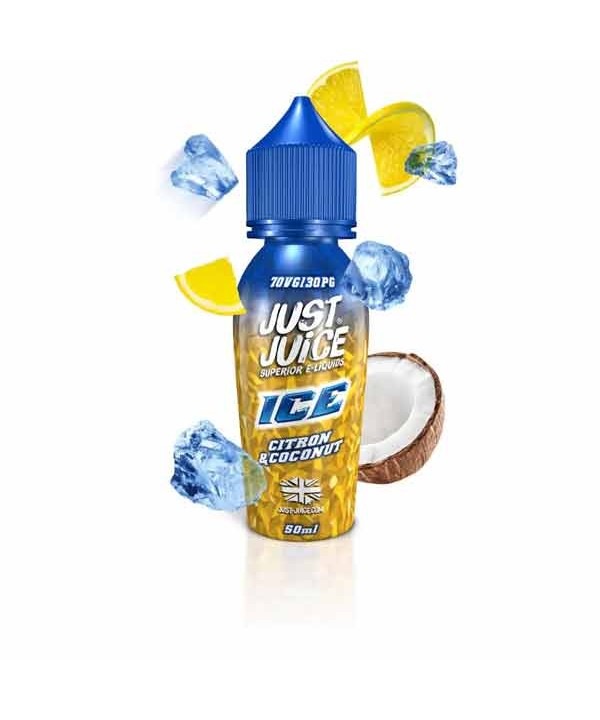 Citron & Coconut Ice  by Just Juice Short Fill 50m...