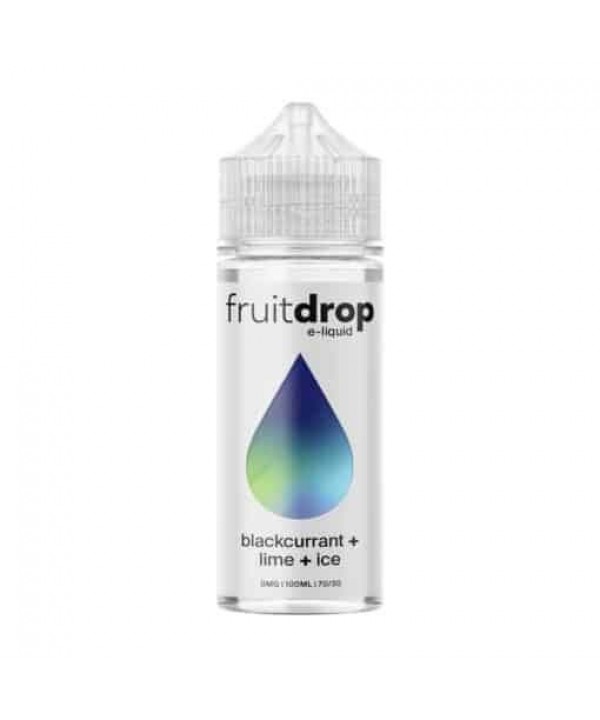 Blackcurrant Lime ICE by Fruit Drop Short Fill 100ml