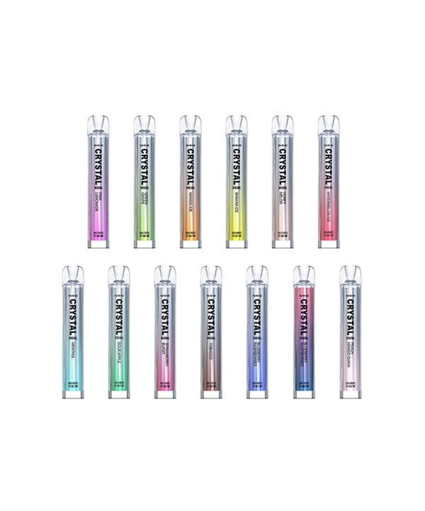 Crystal Bar Original 600 Disposable Vape - 0mg Nic...