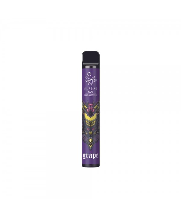 Grape Elf Bar 600 Lux Edition Disposable Vape Kit